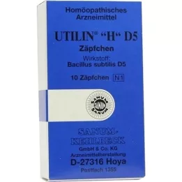 UTILIN H D 5 stikkpiller, 10 stk