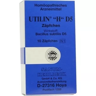 UTILIN H D 5 stikkpiller, 10 stk
