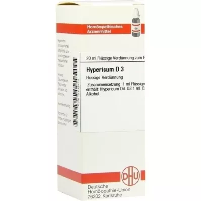 HYPERICUM D3 fortynning, 20 ml