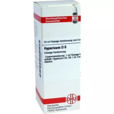 HYPERICUM D6 Fortynning, 20 ml