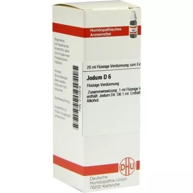JODUM D6 Fortynning, 20 ml