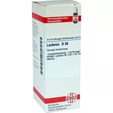 LACHESIS D 30 Fortynning, 20 ml LACHESIS D 30 Fortynning, 20 ml