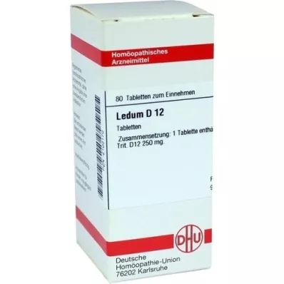 LEDUM D 12 tabletter, 80 stk