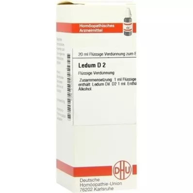 LEDUM D 2 Fortynning, 20 ml LEDUM D 2 Fortynning, 20 ml