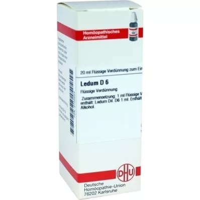 LEDUM D6 Fortynning, 20 ml
