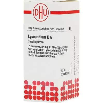 LYCOPODIUM D 6 kuler, 10 g