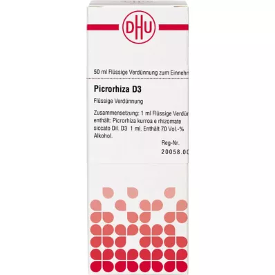 PICRORHIZA D 3 Fortynning, 50 ml PICRORHIZA D 3 Fortynning, 50 ml