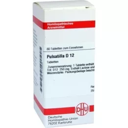 PULSATILLA D 12 tabletter, 80 stk