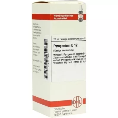 PYROGENIUM D 12 Fortynning, 20 ml