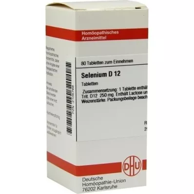 SELENIUM D 12 tabletter, 80 stk SELENIUM D 12 tabletter, 80 stk