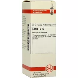 SEPIA D 10 fortynning, 20 ml