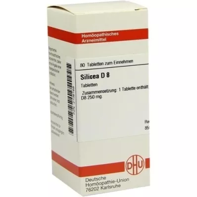 SILICEA D 8 tabletter, 80 stk