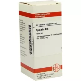 SPIGELIA D 6 tabletter, 80 stk