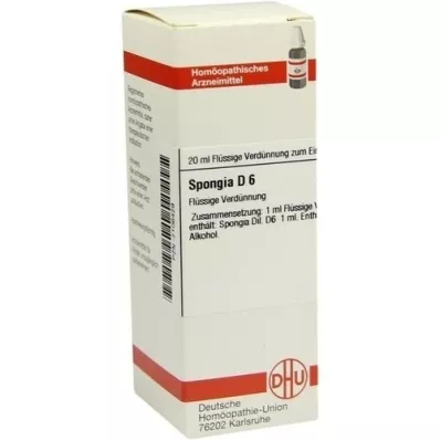 SPONGIA D6 Fortynning, 20 ml