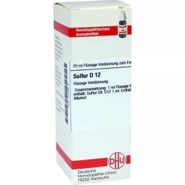 SULFUR D 12 Fortynning, 20 ml