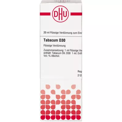 TABACUM D 30 Fortynning, 20 ml TABACUM D 30 Fortynning, 20 ml