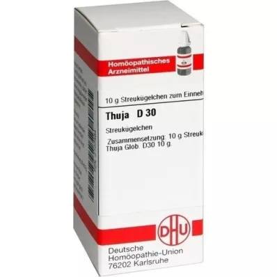 THUJA D 30 kuler, 10 g THUJA D 30 kuler, 10 g