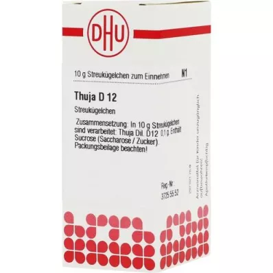 THUJA D 12 kuler, 10 g