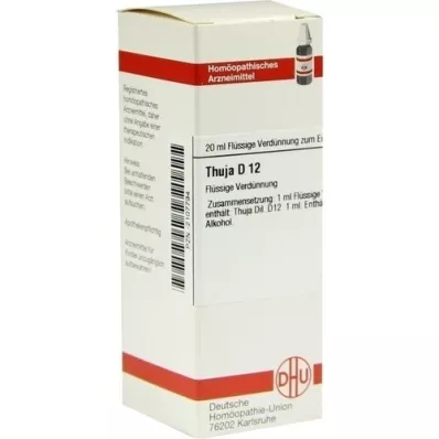 THUJA D 12 Fortynning, 20 ml