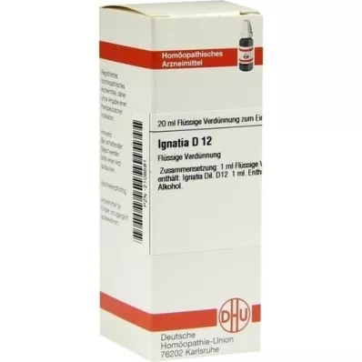IGNATIA D 12 Fortynning, 20 ml IGNATIA D 12 Fortynning, 20 ml