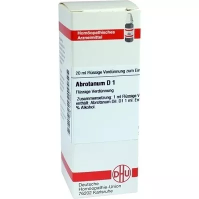 ABROTANUM D 1 fortynning, 20 ml