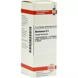 ABROTANUM D3 fortynning, 20 ml