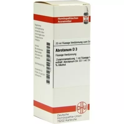 ABROTANUM D3 fortynning, 20 ml