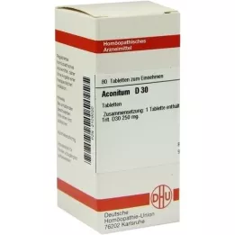 ACONITUM D 30 tabletter, 80 stk