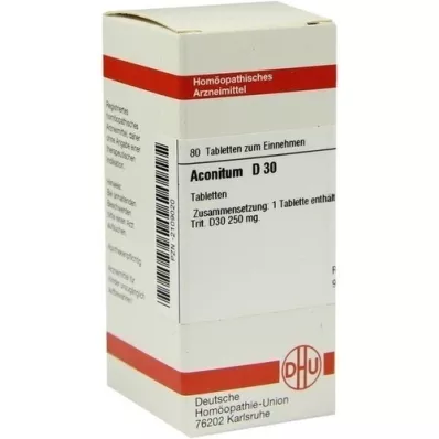 ACONITUM D 30 tabletter, 80 stk ACONITUM D 30 tabletter, 80 stk