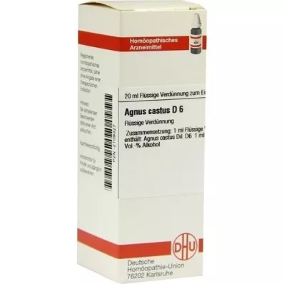 AGNUS CASTUS D6 Fortynning, 20 ml AGNUS CASTUS D6 Fortynning, 20 ml