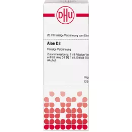 ALOE D3 fortynning, 20 ml