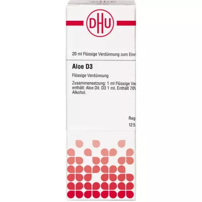 ALOE D3 fortynning, 20 ml ALOE D3 fortynning, 20 ml