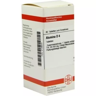 ALUMINA D 4 tabletter, 80 stk ALUMINA D 4 tabletter, 80 stk