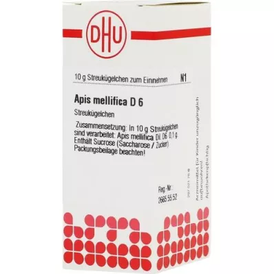 APIS MELLIFICA D 6 kuler, 10 g APIS MELLIFICA D 6 kuler, 10 g