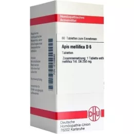 APIS MELLIFICA D 6 tabletter, 80 stk