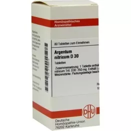 ARGENTUM NITRICUM D 30 tabletter, 80 stk