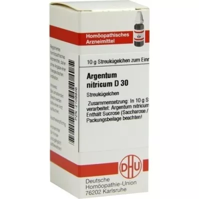 ARGENTUM NITRICUM D 30 kuler, 10 g ARGENTUM NITRICUM D 30 kuler, 10 g