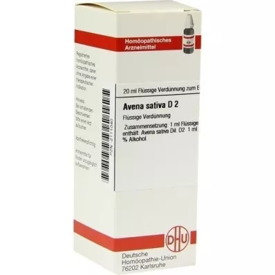 AVENA SATIVA D 2 Fortynning, 20 ml AVENA SATIVA D 2 Fortynning, 20 ml