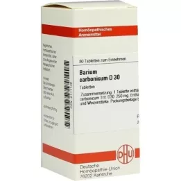 BARIUM CARBONICUM D 30 tabletter, 80 stk