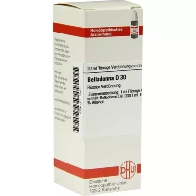BELLADONNA D 30 Fortynning, 20 ml BELLADONNA D 30 Fortynning, 20 ml