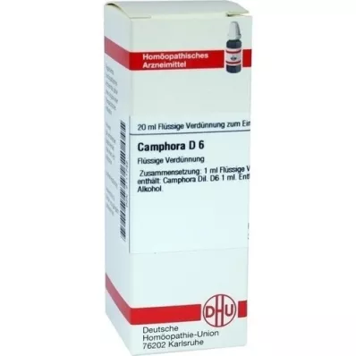 CAMPHORA D6 Fortynning, 20 ml CAMPHORA D6 Fortynning, 20 ml
