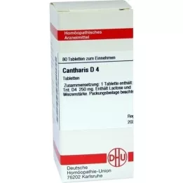 CANTHARIS D 4 tabletter, 80 stk