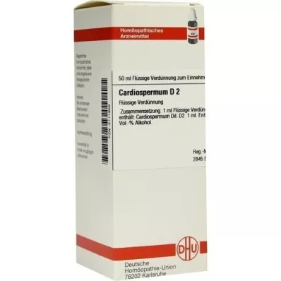 CARDIOSPERMUM D 2 Fortynning, 50 ml