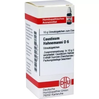 CAUSTICUM HAHNEMANNI D 6 kuler, 10 g CAUSTICUM HAHNEMANNI D 6 kuler, 10 g
