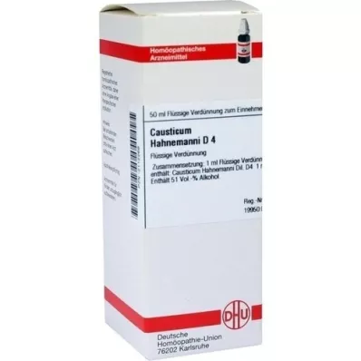 CAUSTICUM HAHNEMANNI D 4 fortynning, 50 ml CAUSTICUM HAHNEMANNI D 4 fortynning, 50 ml