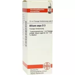 ALLIUM CEPA D3 fortynning, 20 ml