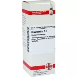 CHAMOMILLA D3 fortynning, 20 ml