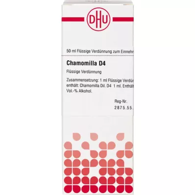 CHAMOMILLA D 4 fortynning, 50 ml