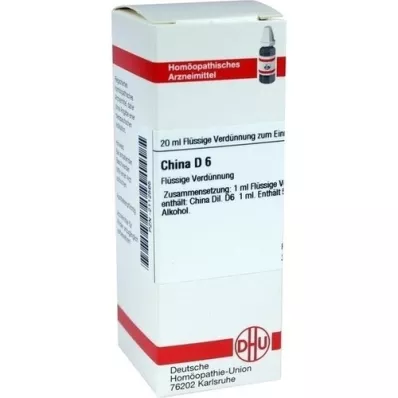 CHINA D6 Fortynning, 20 ml CHINA D6 Fortynning, 20 ml
