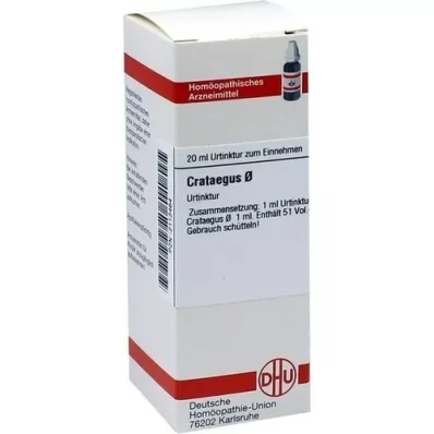 CRATAEGUS Modertinktur, 20 ml CRATAEGUS Modertinktur, 20 ml